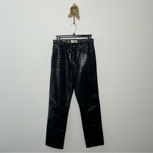 AGOLDE 90s Pinch Waist Recycled Leather Pants 25